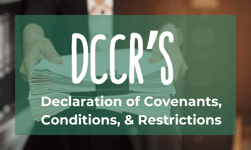 DCCR's DCCR's